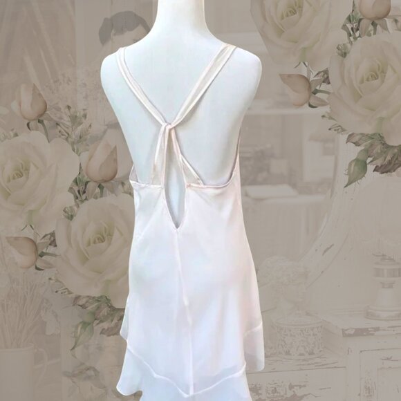 Vintage California Dynasty Chiffon Chemise -Ballet Slipper Pink-Flowy,Soft - EVC - Picture 2 of 13